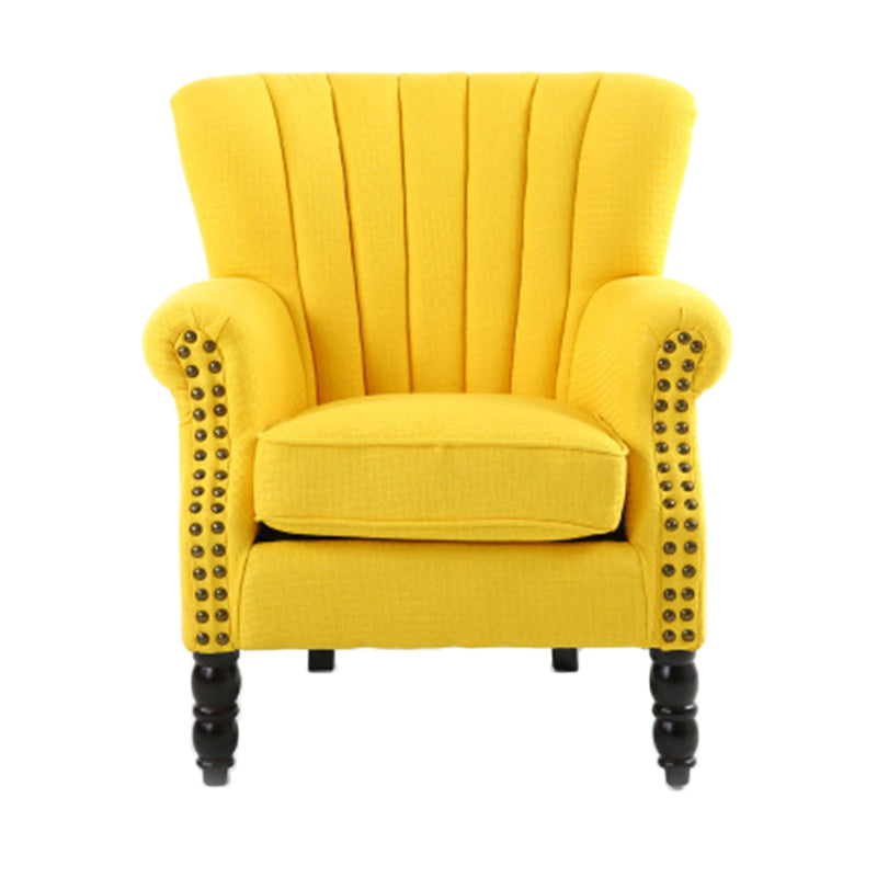 Removable Cushions Chair29.5" L x29.1"W x35.0"H Basic Four Legs Chair