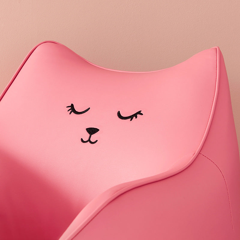 PU Chair Arms Included Basic Four Legs Chair for Living Room