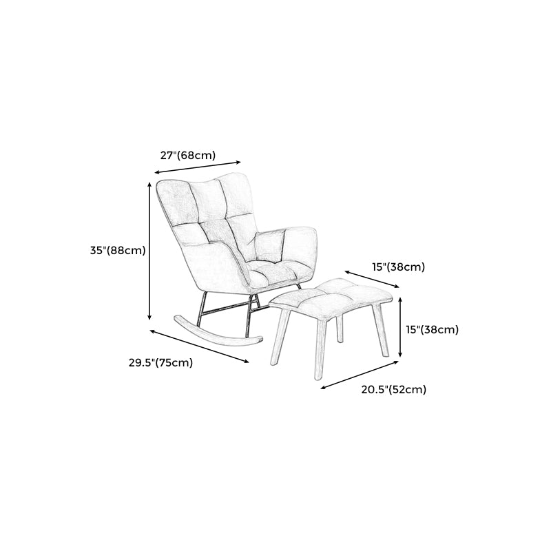 Arms Included Chair 26.7" L X29.5"W X34.6"H Chair for Living Room