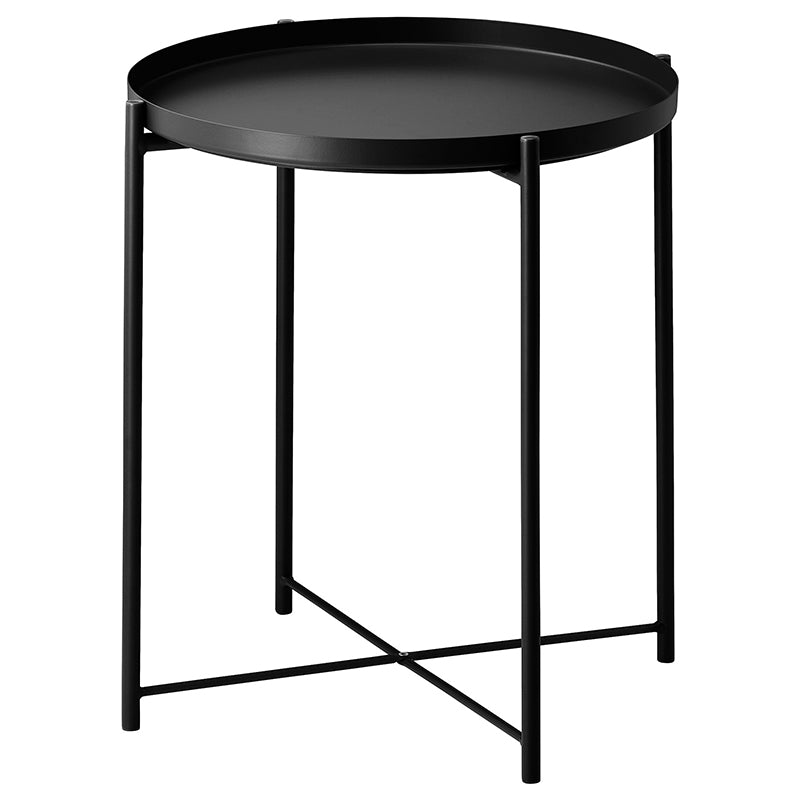 4 Legs Base Design Cocktail Table Multi-color Selection of Metal Iron Round Coffee Table