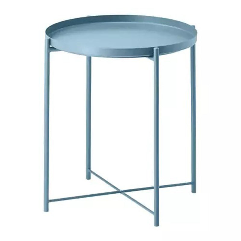 4 Legs Base Design Cocktail Table Multi-color Selection of Metal Iron Round Coffee Table