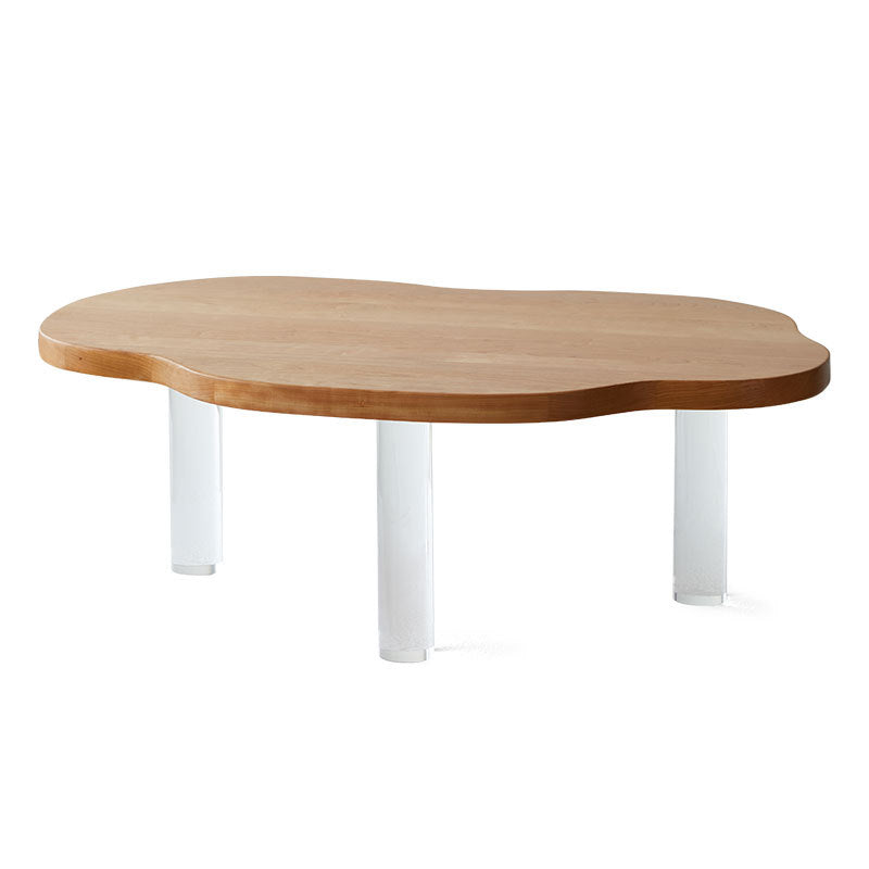Nordic Style Cocktail Table Pine Material Wood ColorFree Shape Coffee Table
