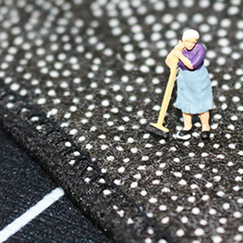 Dark Green Leaves Rug Polyester Contemporary Rug Washable Rug for Drawing Room