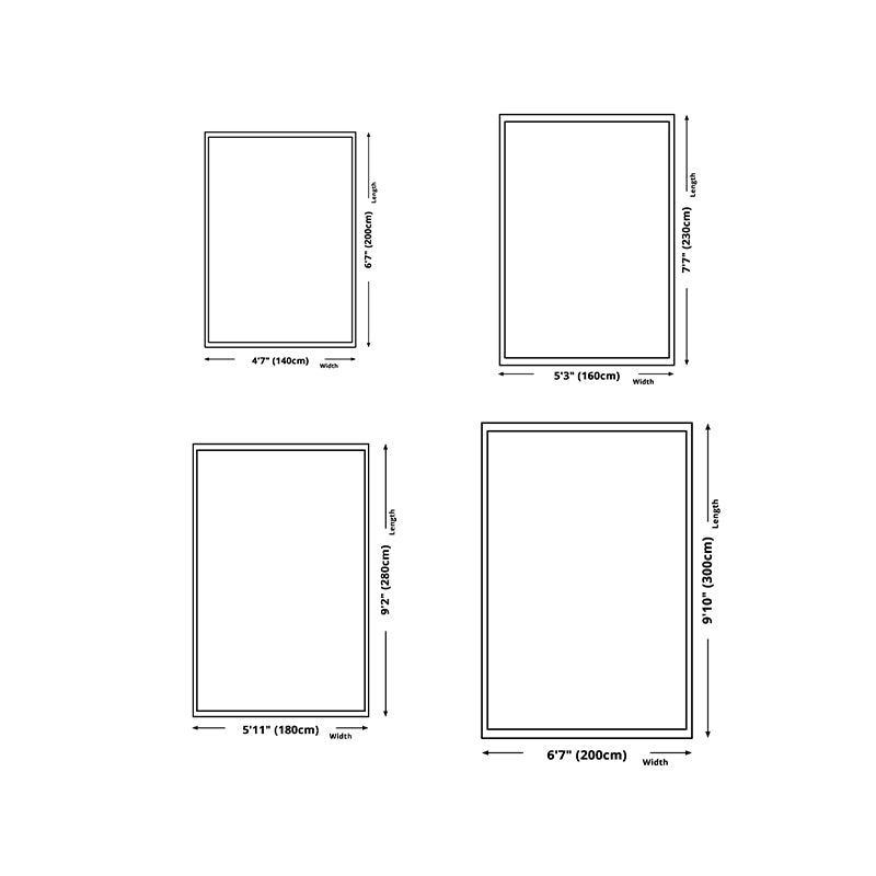 Dark Green Leaves Rug Polyester Contemporary Rug Washable Rug for Drawing Room