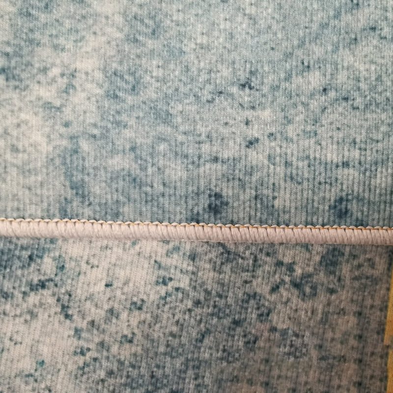 Orange Nordic Carpet Polyester Feather Carpet Washable Carpet for Living Room
