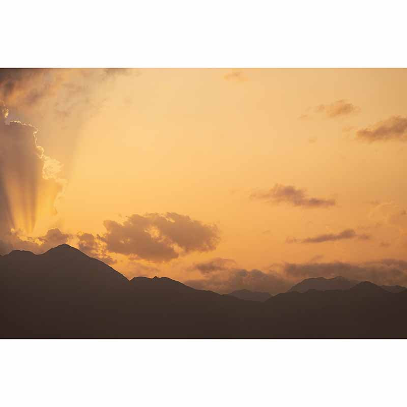 Setting Sun Photography Mildew Resistant Wallpaper Environmental Sleeping Room Wall Mural