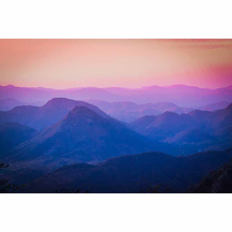 Photography Environment Friendly Mural Wallpaper Mountain Range Living Room Wall Mural