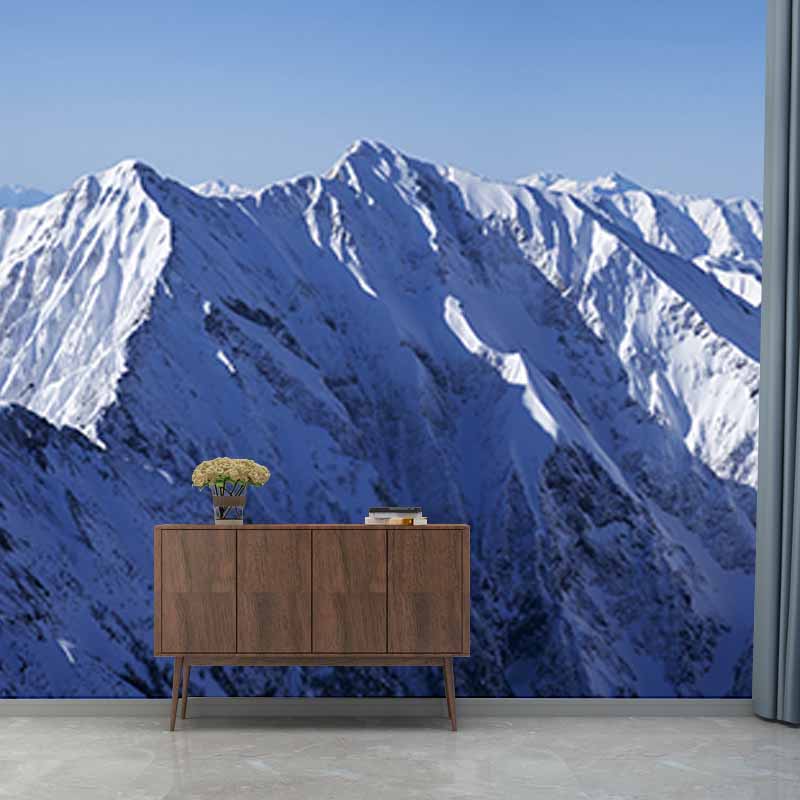 Environmental Wall Mural Wallpaper Mountain Range Bedroom Wall Mural