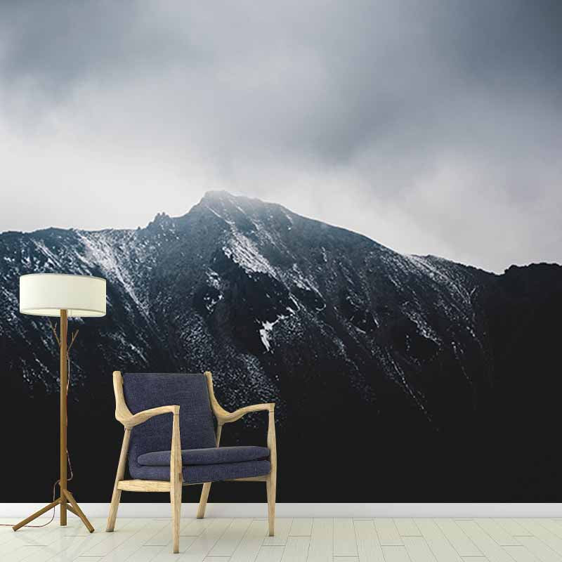 Washable Photography Mural Wallpaper Mountain Range Indoor Wall Mural
