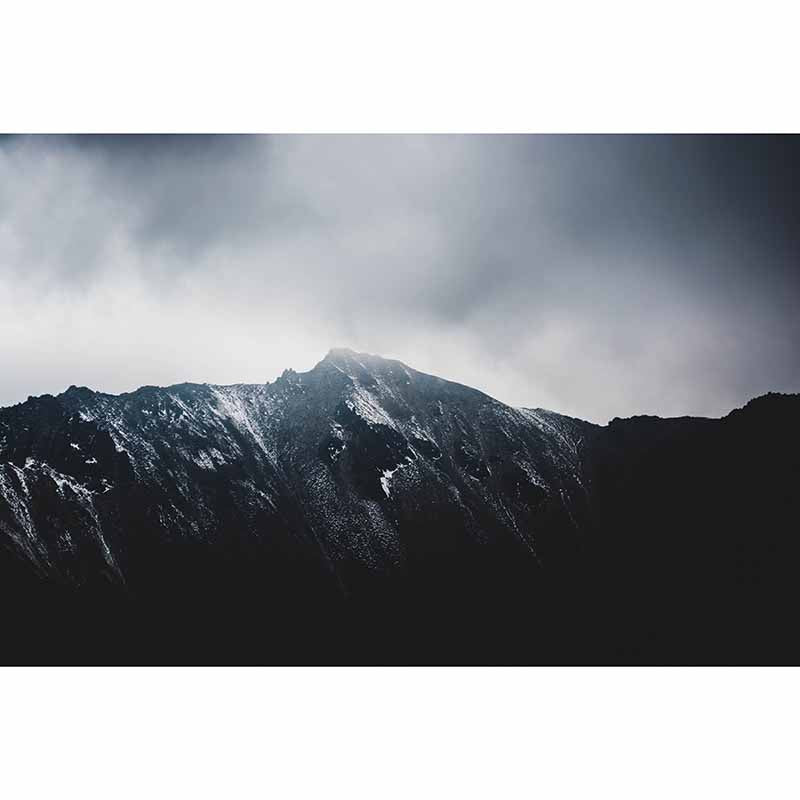 Washable Photography Mural Wallpaper Mountain Range Indoor Wall Mural
