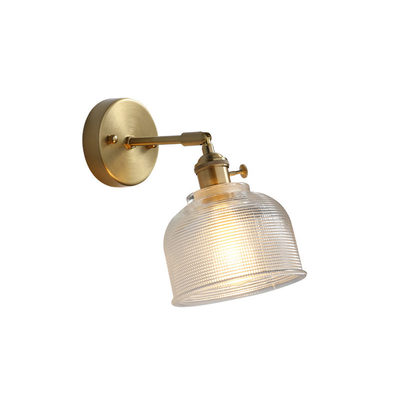 Glass Geometric Wall Sconces Industrial Style 1 Light Wall Mounted Lamps