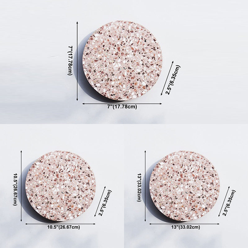 Modern Simple Stone Wall Light Colorful Marble Round Shape LED Wall Lamp for Living Room