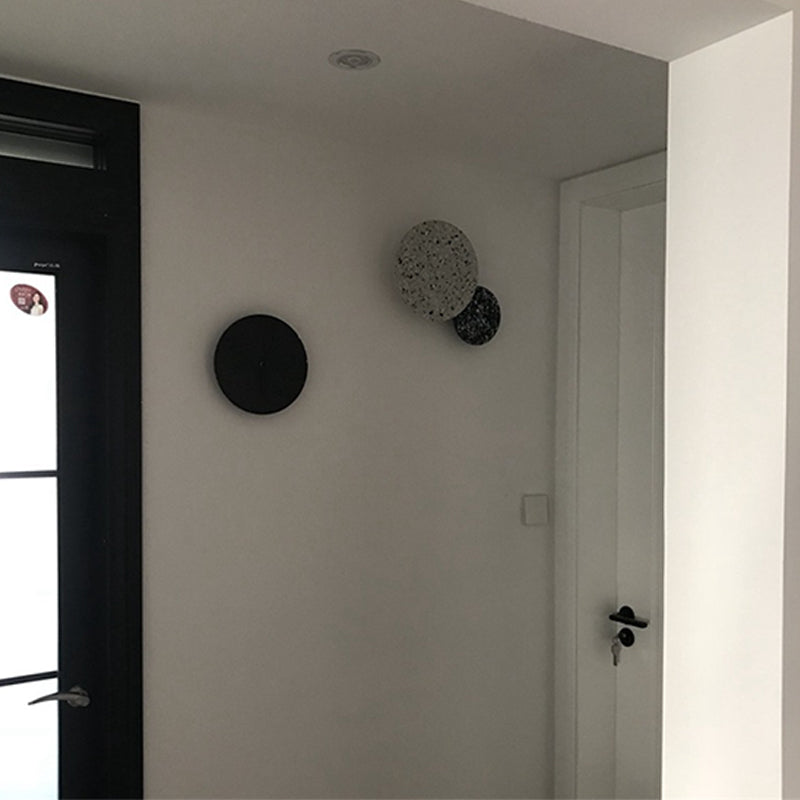 Modern Simple Stone Wall Light Colorful Marble Round Shape LED Wall Lamp for Living Room