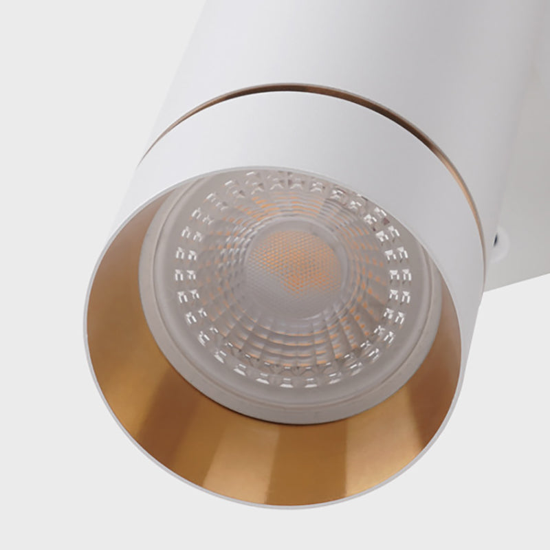 2 Lights Cylinder Wall Lights Modern Style Metal Wall Lighting Fixtures