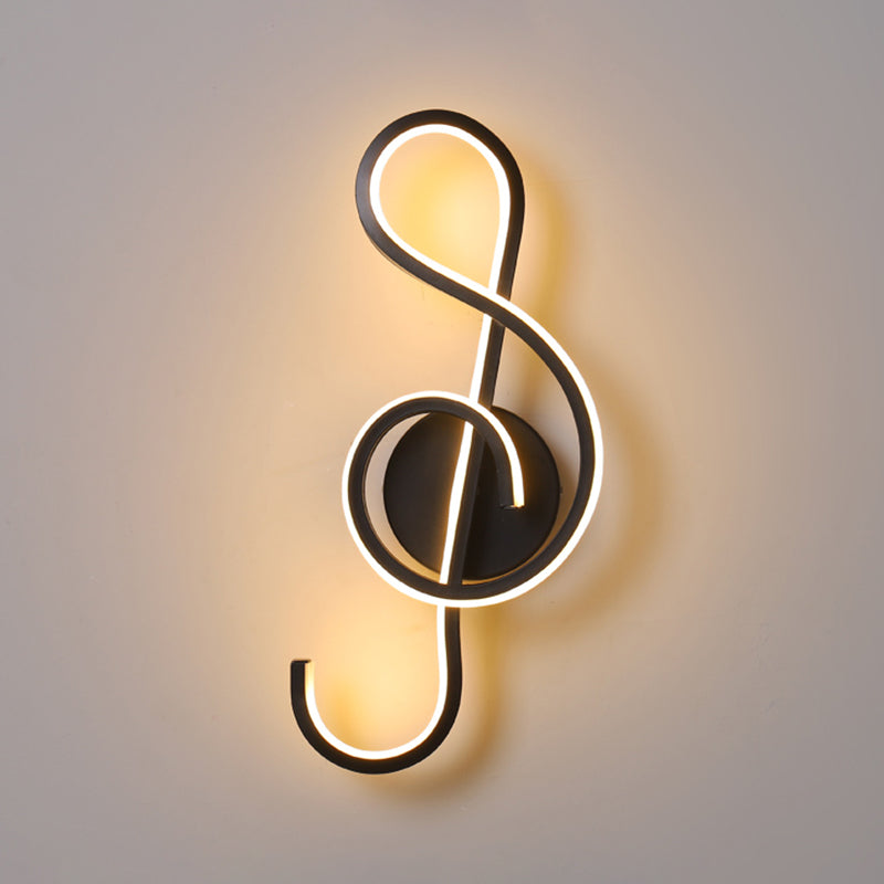 Contemporary Style Metal Wall Light Linear LED Wall Sconce for Living Room