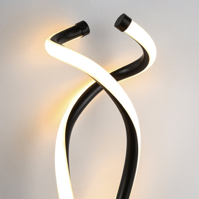 Contemporary Style Metal Wall Light Linear LED Wall Sconce for Living Room