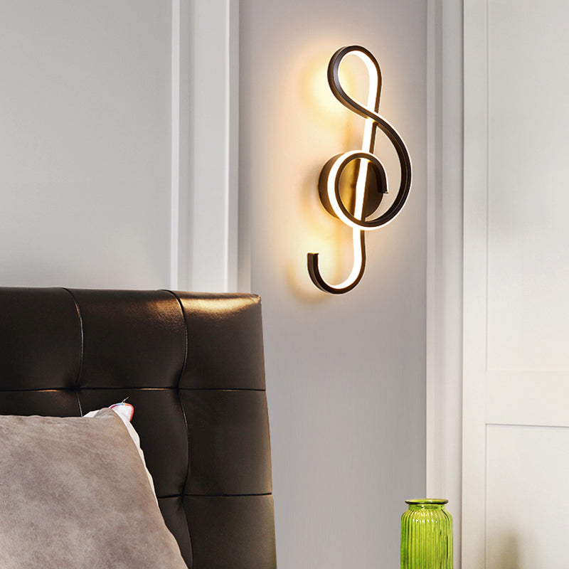 Contemporary Style Metal Wall Light Linear LED Wall Sconce for Living Room