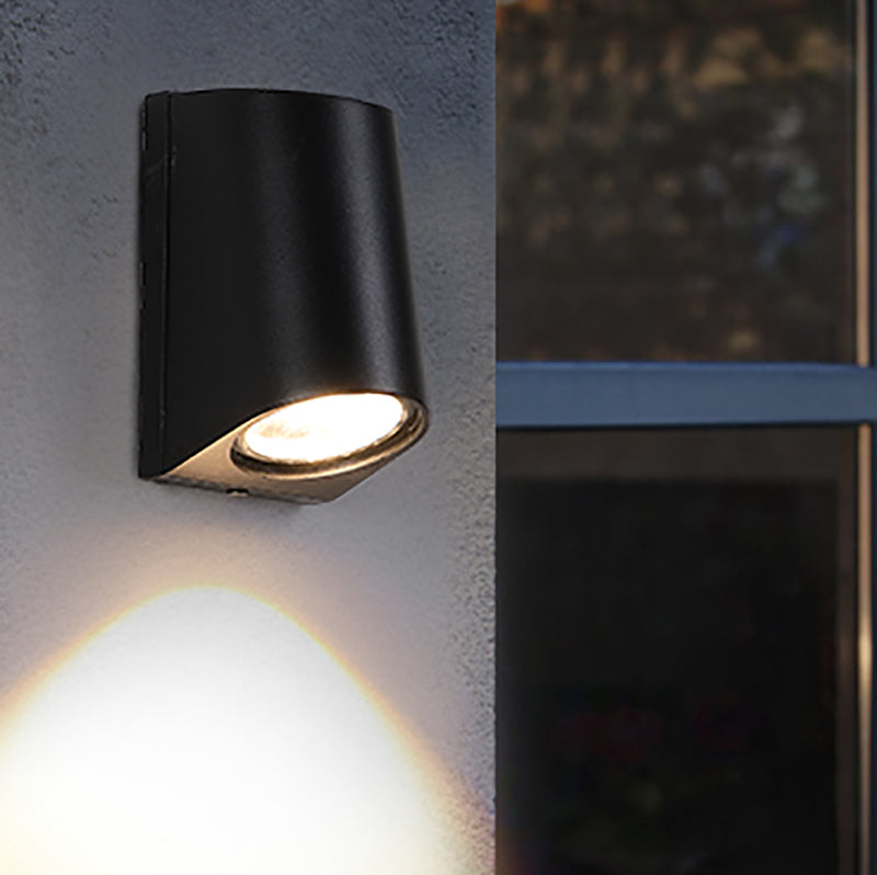 1 Light Geometric Wall Lights Modern Style Metal Wall Mounted Lamps