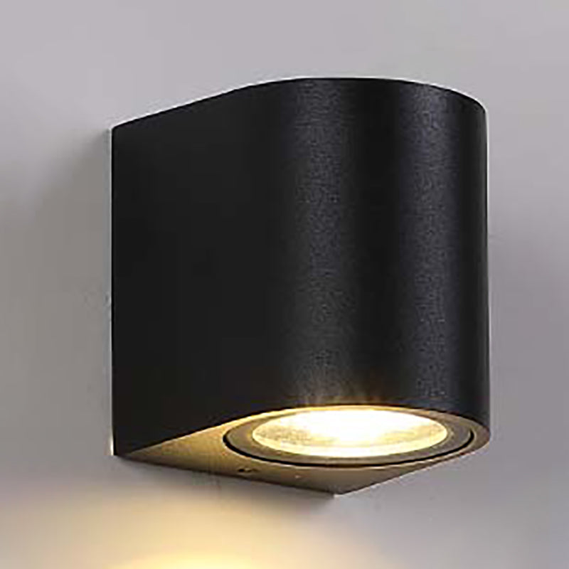 1 Light Geometric Wall Lights Modern Style Metal Wall Mounted Lamps