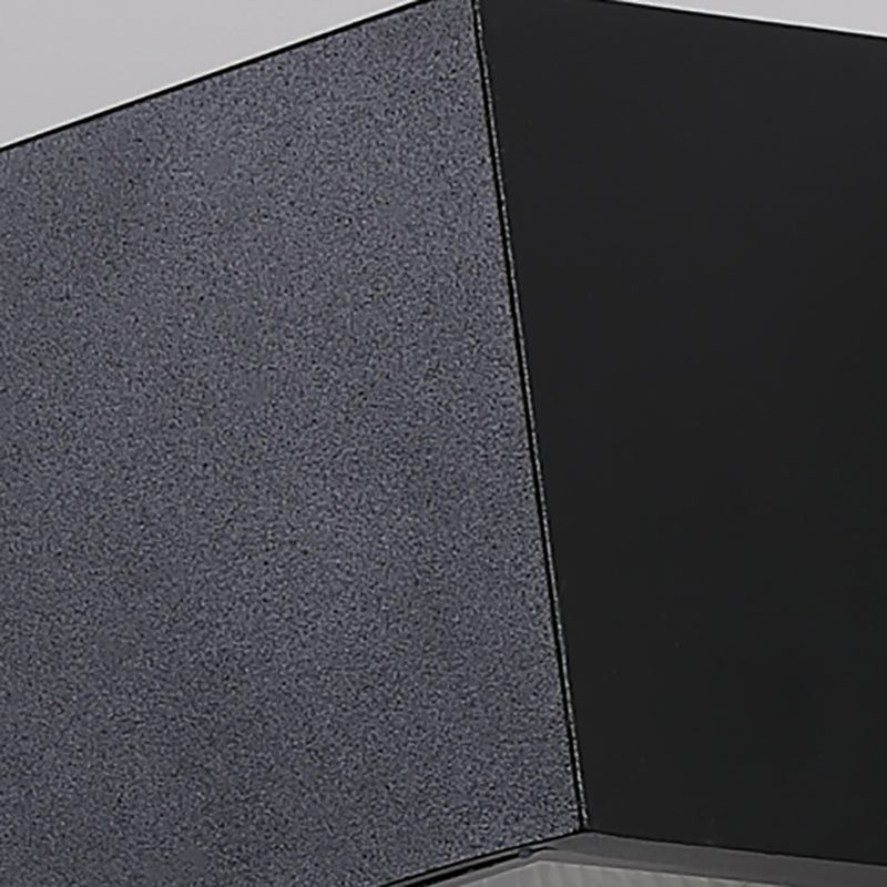 1 Light Geometric Wall Lights Modern Style Metal Wall Mounted Lamps