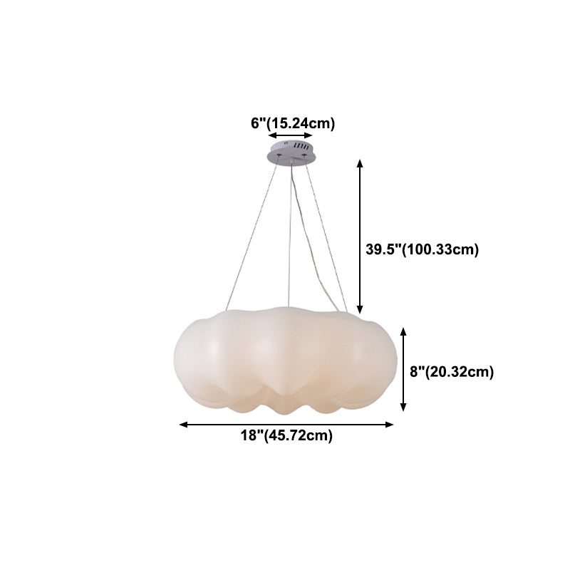Circle Chandelier Pendant Light Modern LED Hanging Light Fixture