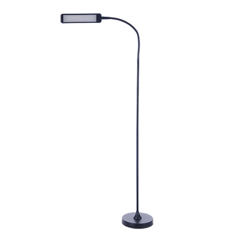 Modern Linear Floor Lamp Metal 1 Light LED Floor Light for Living Room