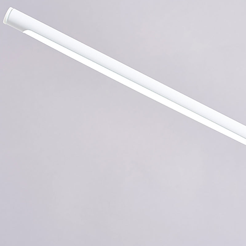 Contemporary Linear Floor Lamp Metal 56" High LED Floor Light for Living Room