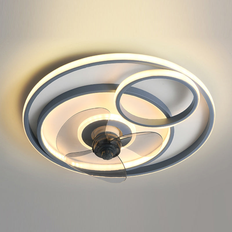 Metal Geometric Ceiling Pendant Modern Style Multi Lights LED Flush Lights