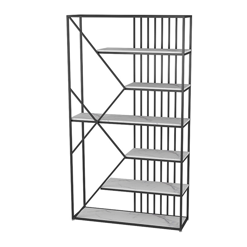 Glam Style Open Bookshelf Etagere Shelf Bookcase for Home Office