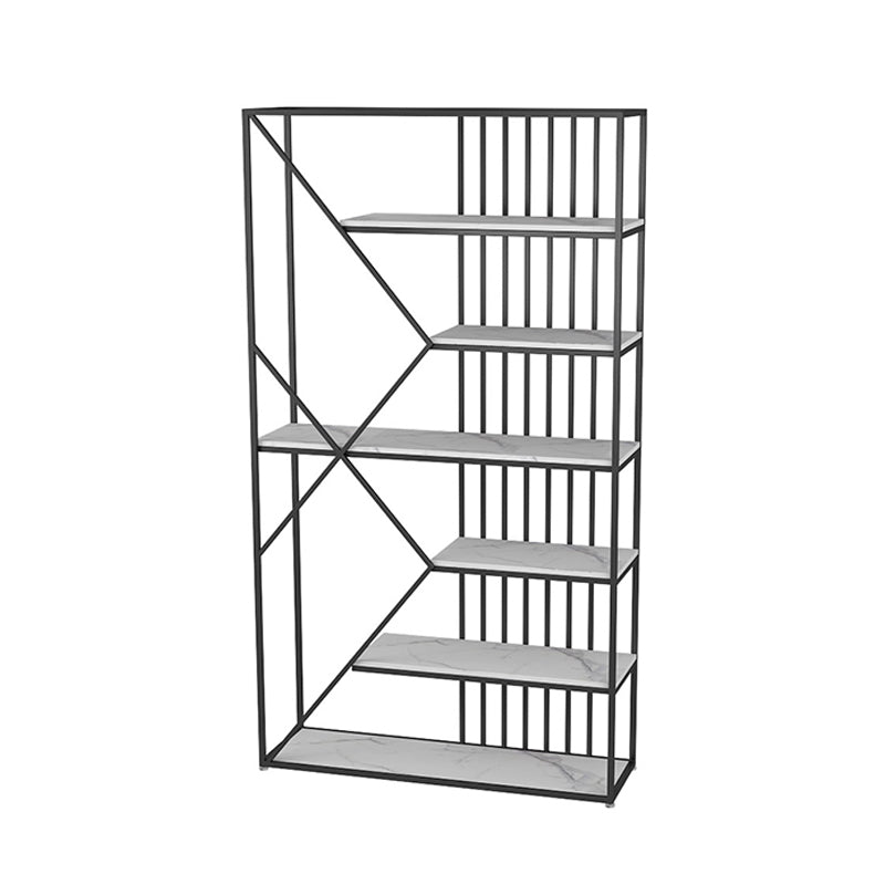 Glam Style Open Bookshelf Etagere Shelf Bookcase for Home Office