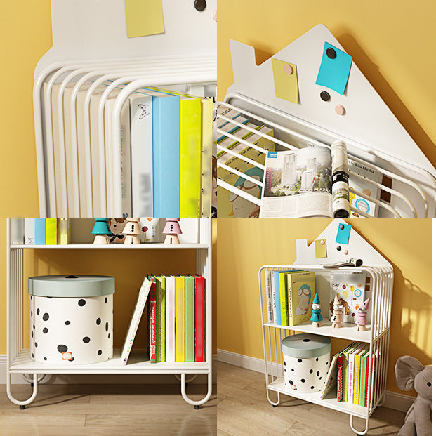 Scandinavian Style Bookshelf Open Back Bookcase for Office and Study Room