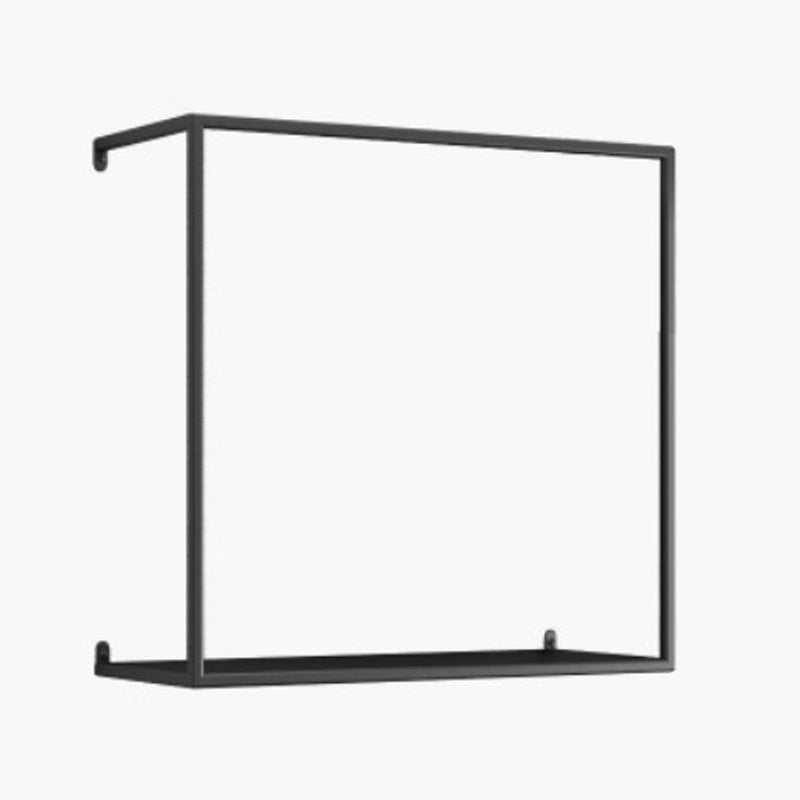 Metal Floating Bookcase Modern Style Wall Mounted Bookshelf for Home Office