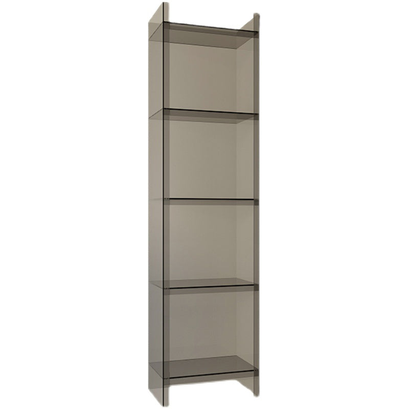 Acrylic Vertical Standard Bookshelf Scandinavian Closed Back Bookshelf