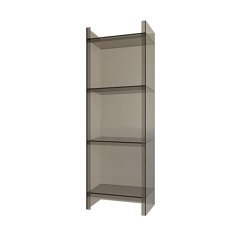Acrylic Vertical Standard Bookshelf Scandinavian Closed Back Bookshelf