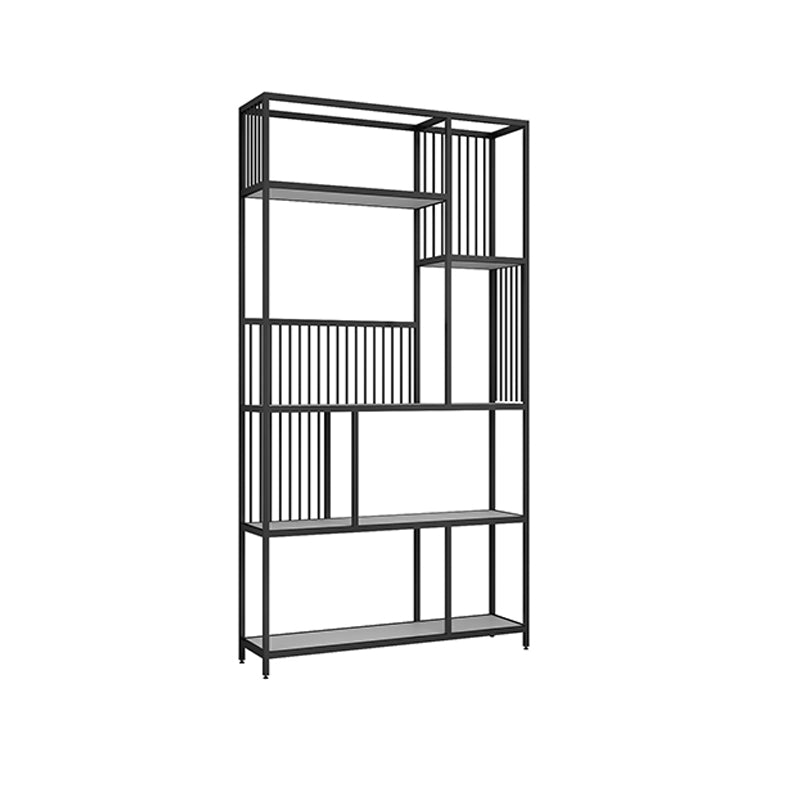 Gold and Black Etagere Bookshelf Scandinavian Iron Bookshelf for Home Office