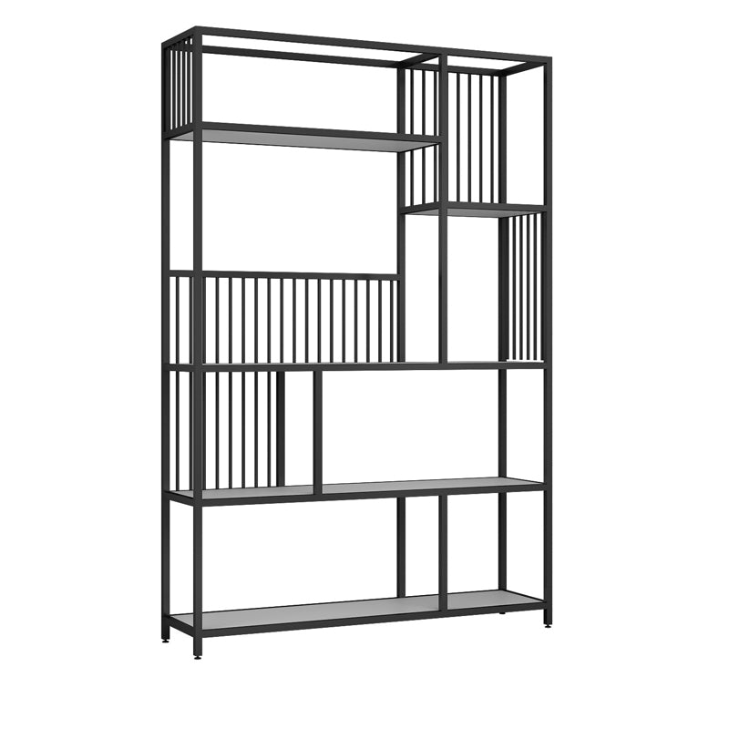 Gold and Black Etagere Bookshelf Scandinavian Iron Bookshelf for Home Office