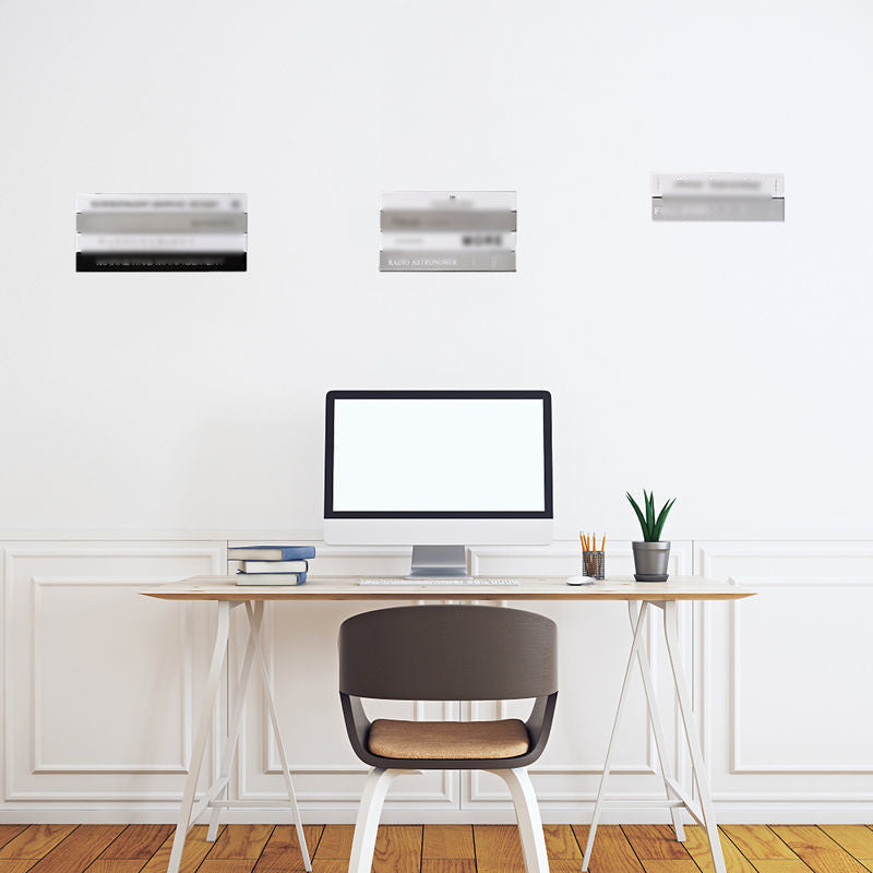 Wall Mounted Bookshelf Industrial Style Bookcase for Office and Study Room