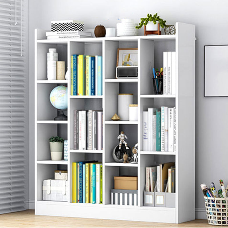 Engineered Wood Standard Bookcase Contemporary Open Back Bookcase