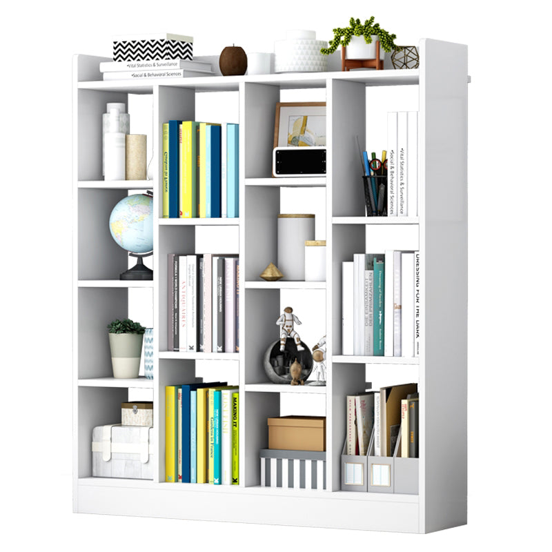Engineered Wood Standard Bookcase Contemporary Open Back Bookcase