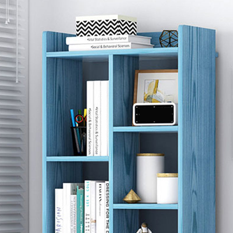 Engineered Wood Standard Bookcase Contemporary Open Back Bookcase