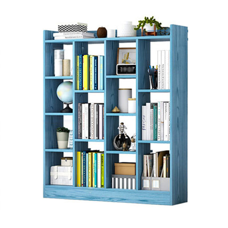 Engineered Wood Standard Bookcase Contemporary Open Back Bookcase