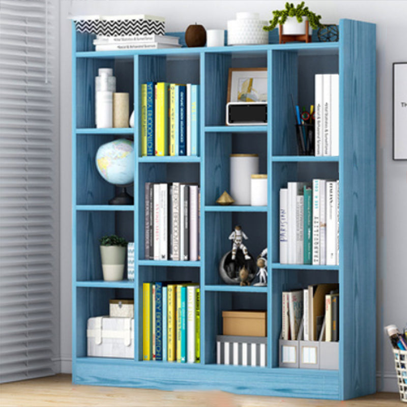 Engineered Wood Standard Bookcase Contemporary Open Back Bookcase