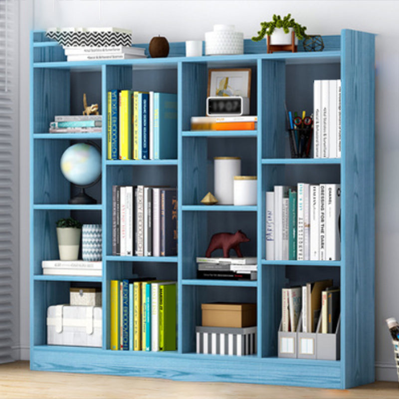 Engineered Wood Standard Bookcase Contemporary Open Back Bookcase