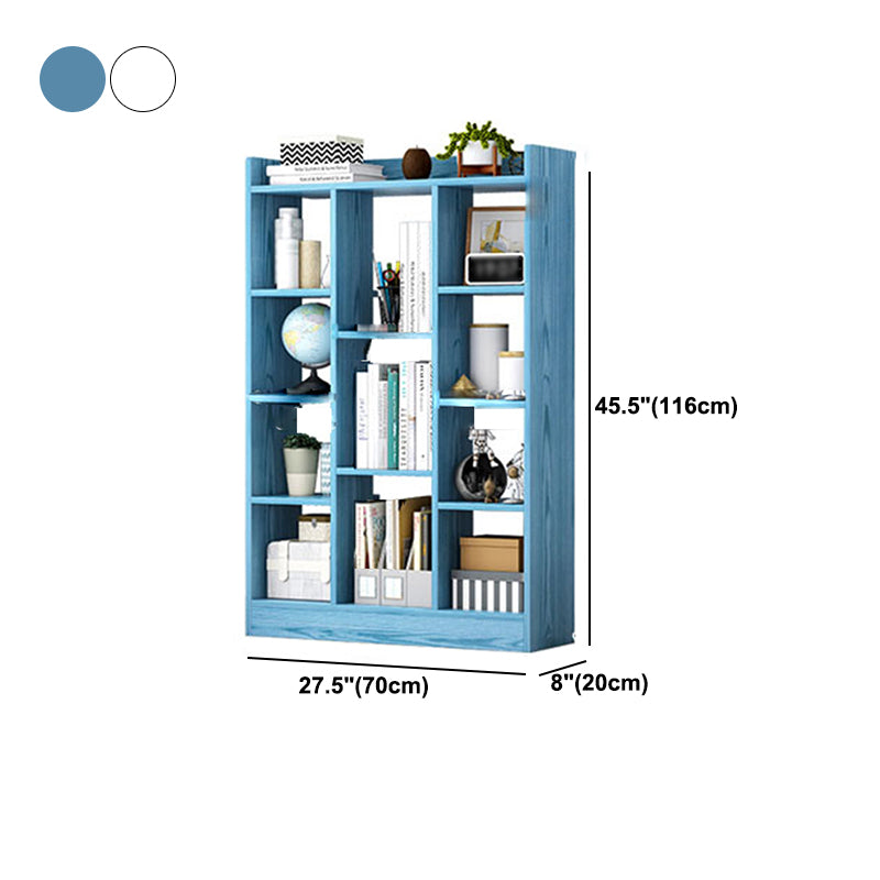 Engineered Wood Standard Bookcase Contemporary Open Back Bookcase