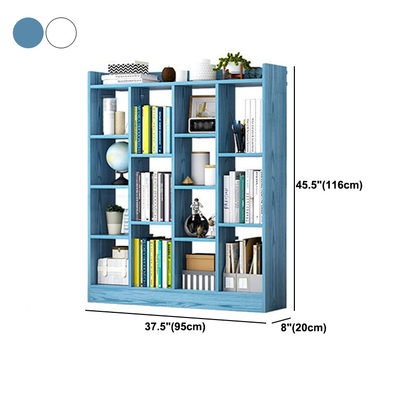 Engineered Wood Standard Bookcase Contemporary Open Back Bookcase