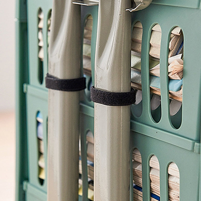 Contemporary Plastic Geometric Bookshelf Closed Back Bookshelf for Classroom