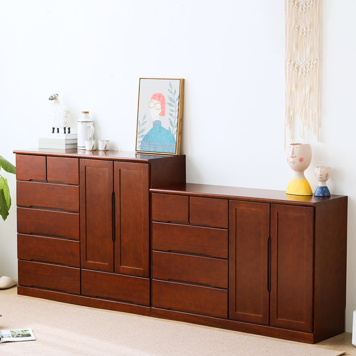 Modern Wood Sideboard Buffet Table with Drawer for Dining Room