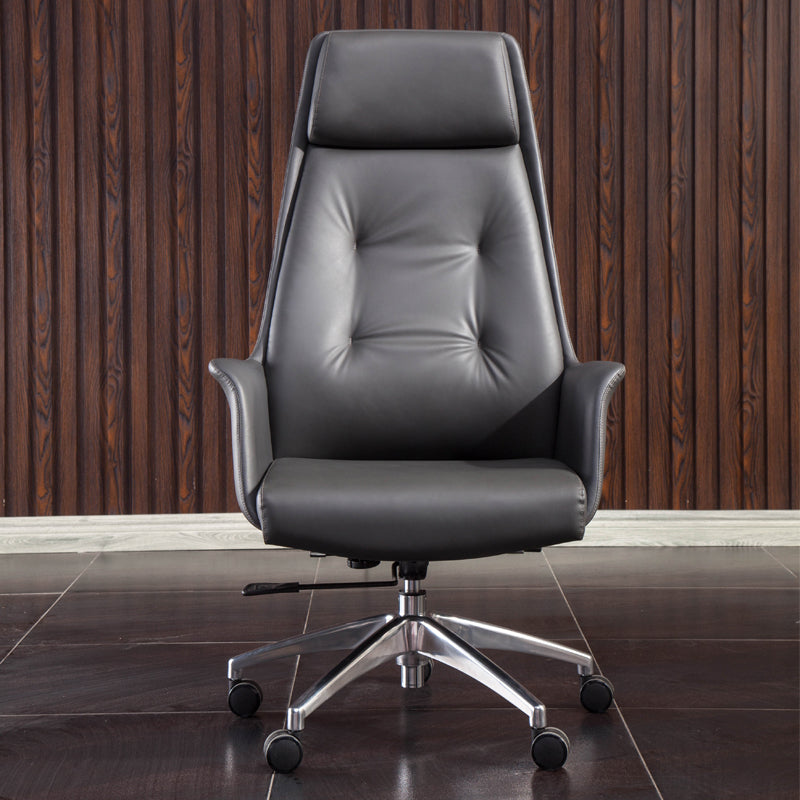 Contemporary Managers Chair Tilt Mechanism Swivel with Wheels Ergonomic Executive Chair