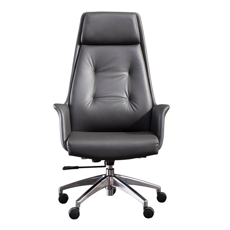 Contemporary Managers Chair Tilt Mechanism Swivel with Wheels Ergonomic Executive Chair