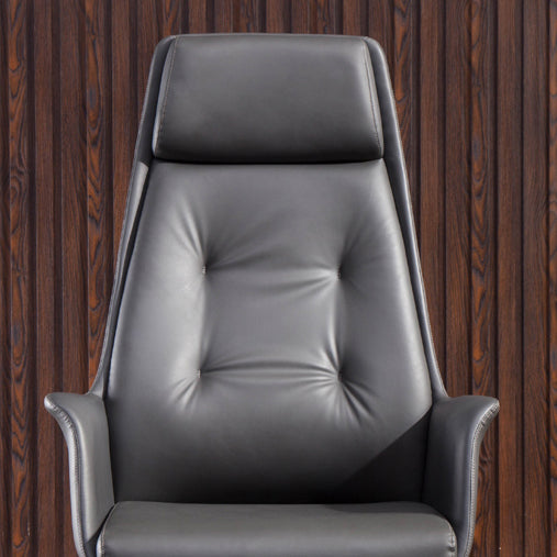 Contemporary Managers Chair Tilt Mechanism Swivel with Wheels Ergonomic Executive Chair